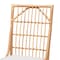 Baxton Studio Rose Modern Bohemian White Fabric Upholstered and Natural Brown Rattan Dining Chair 203-12589 - alternate 6